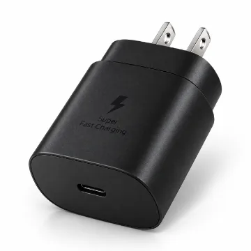 Cargador Samsung 25W PD Adapter USB-C de Carga Rápida, Color Negro
